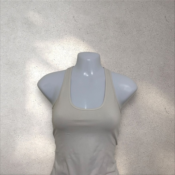 Lululemon Cool Racerback Tank Top w/ Rainbow Trim Straps - Picture 3 of 6